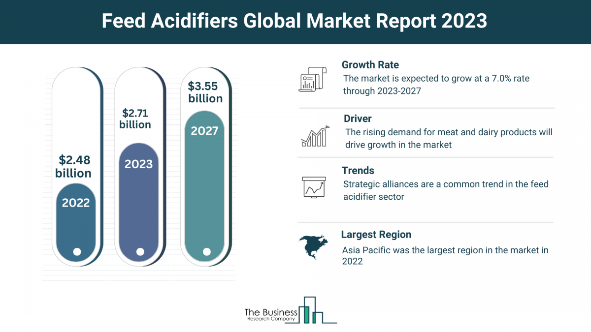 Feed Acidifiers Market Overview: Market Size, Major Drivers And Trends