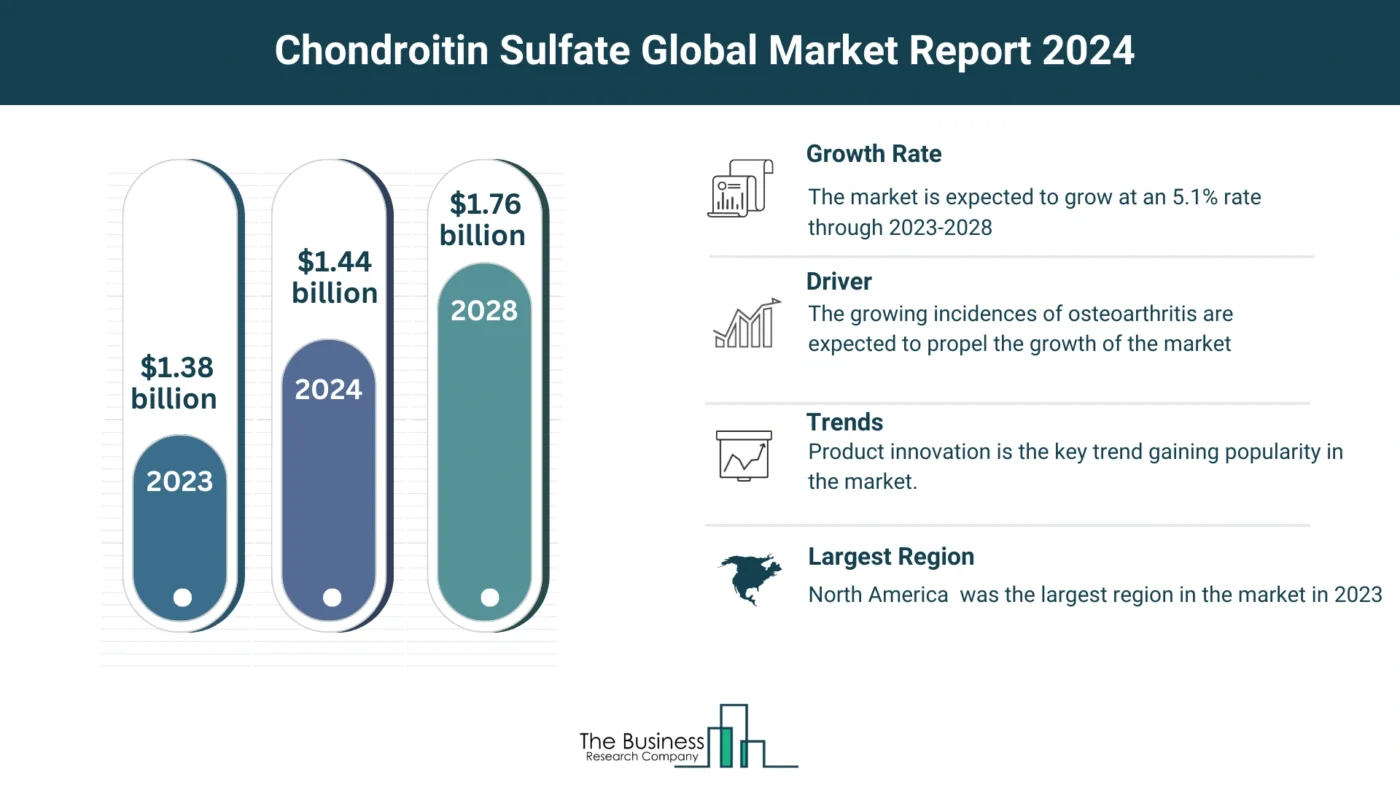Chondroitin Sulfate Market Overview: Market Size, Major Drivers And Trends