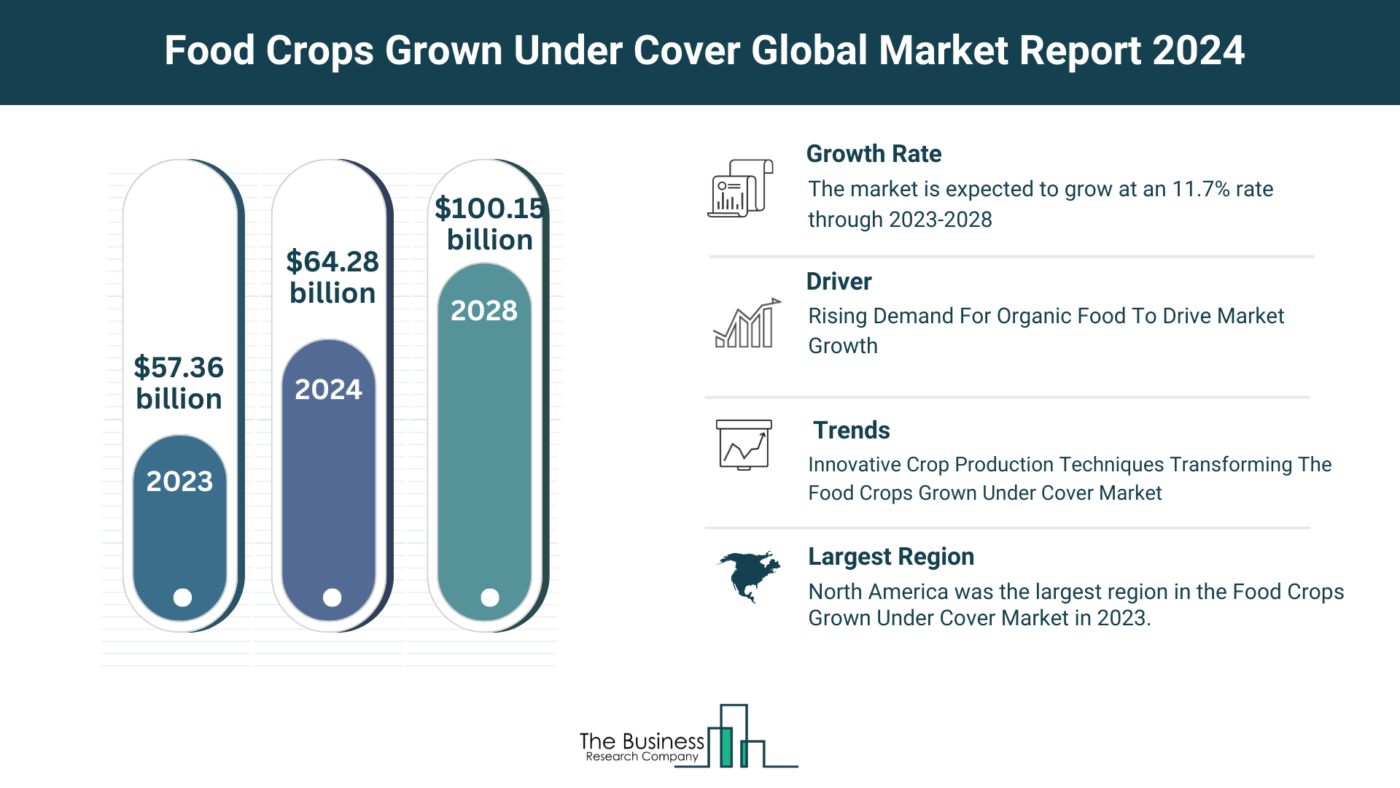 Food Crops Grown Under Cover Market Overview: Market Size, Major Drivers And Trends