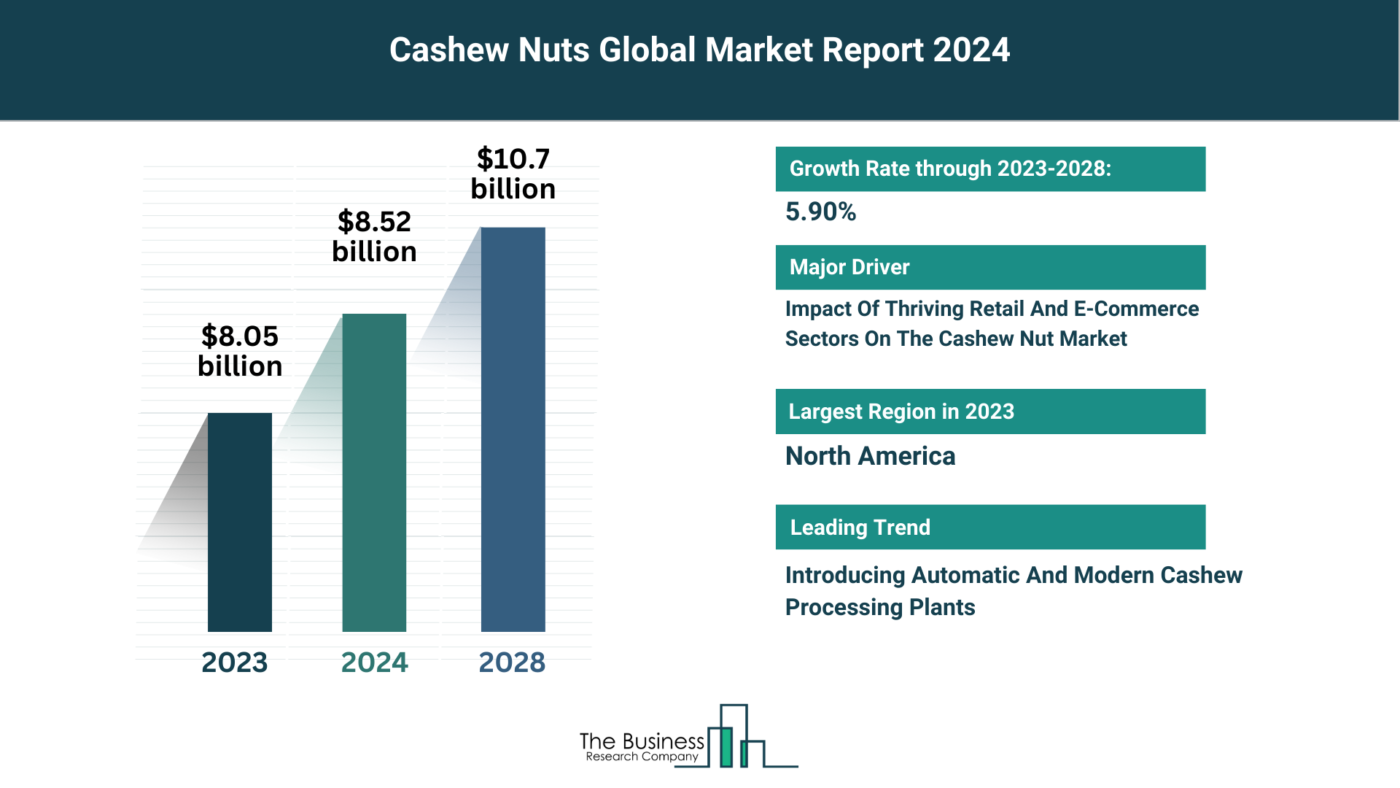 How Will Cashew Nuts Market Grow Through 2024-2033?